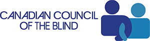 The Canadian Council of the Blind (CCB) logo.